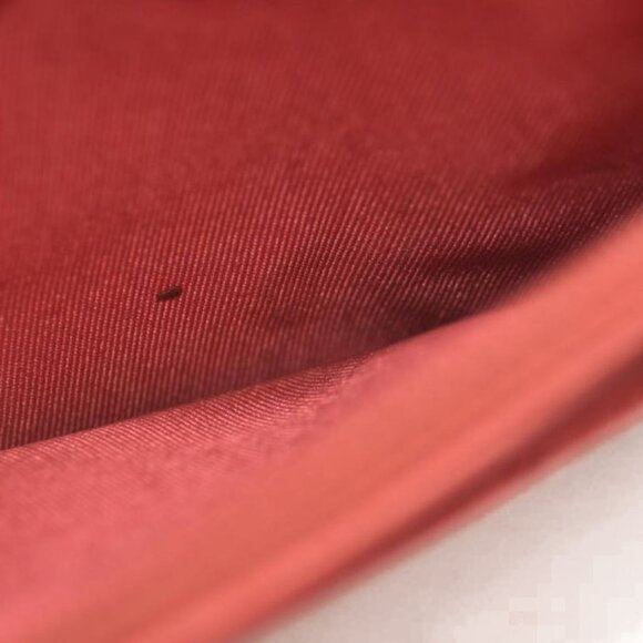 CHANEL Grained Calfskin Quilted CC Box Wallet On Chain WOC Red 27* - Picture 15 of 16